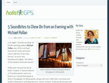 Tablet Screenshot of holisticgps.com